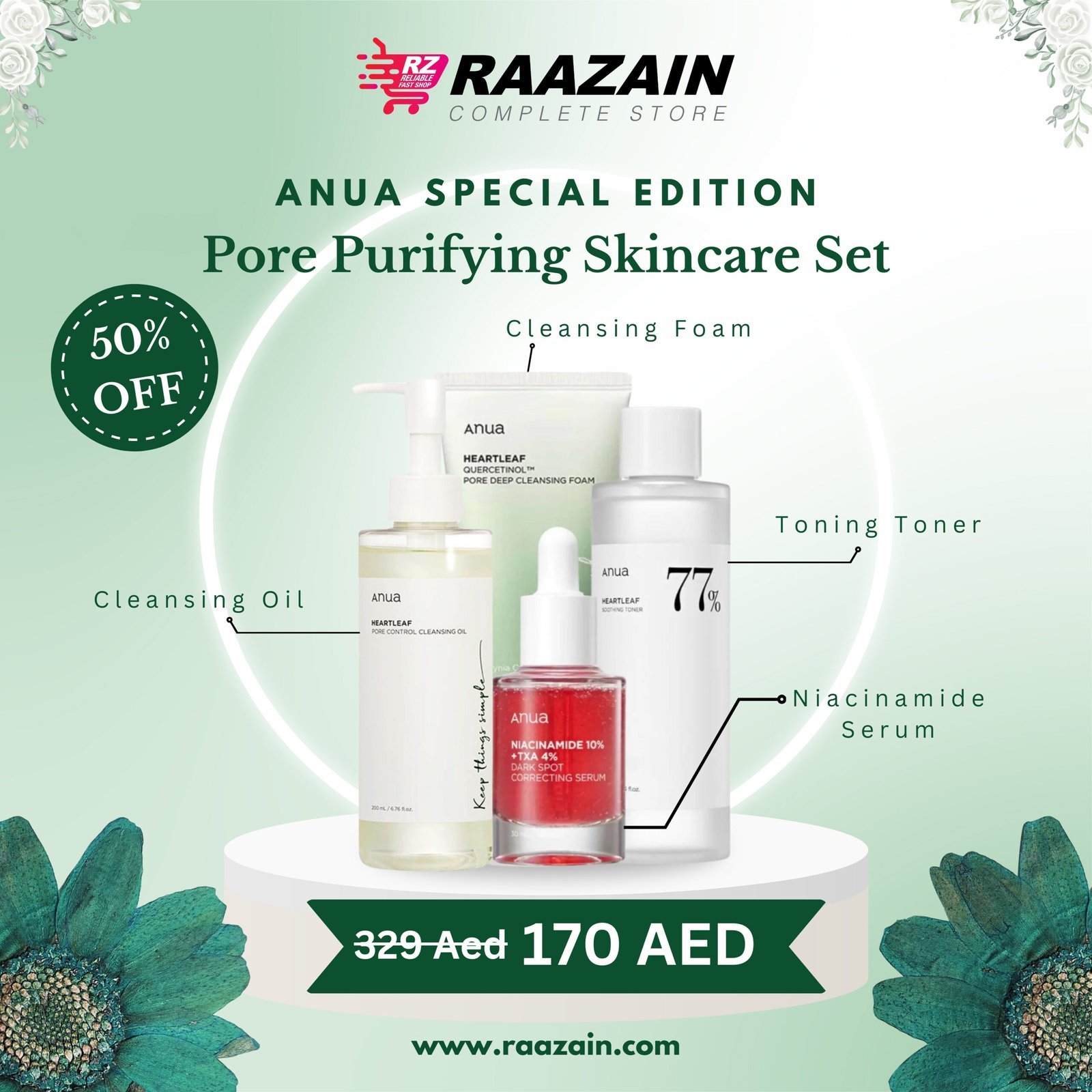 Anua Pore Purifying Skincare Set