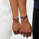 Long Distance Touch Bracelets for Couples, Vibration & Light up for Couples Bracelets